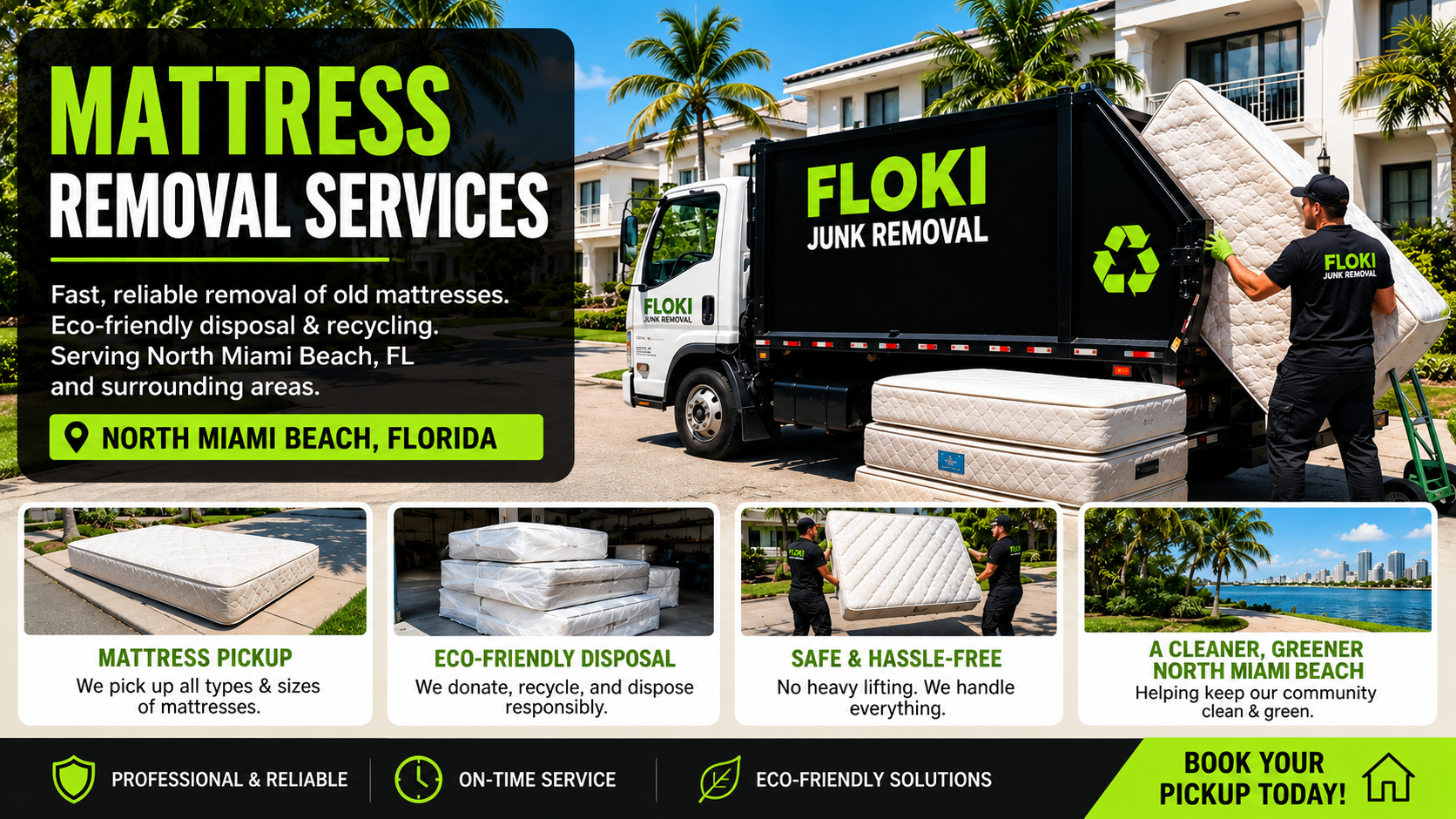 Mattress Removal in North Miami Beach, FL
