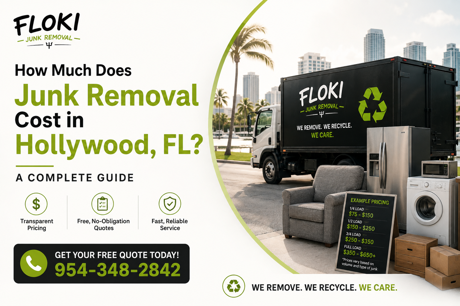Junk Removal Cost in Hollywood