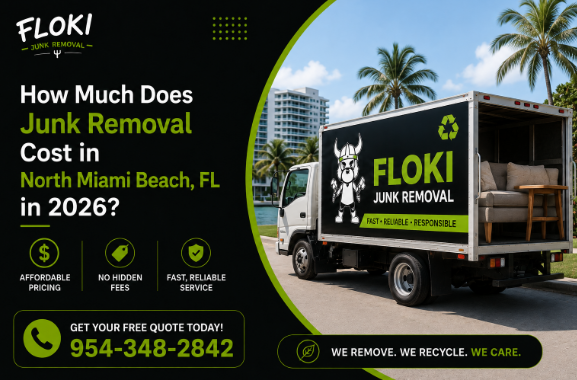Junk removal cost in North Miami Beach FL